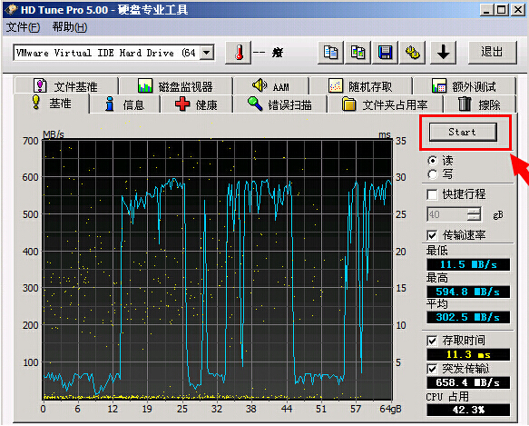 老白菜PE系统硬盘检测HDTune使用教程