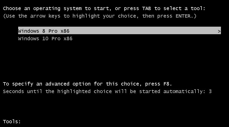 老白菜pe安装win8和win10双系统教程