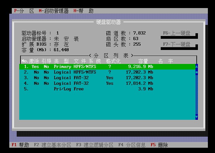 老白菜v7u盘启动sfdisk格式化磁盘详细使用教程