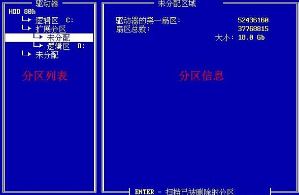 选择分区