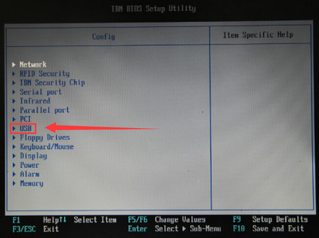 IBM笔记本u盘启动