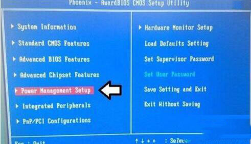 entering power save mode