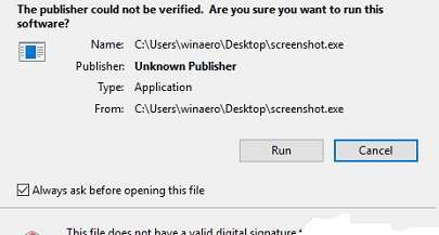 win10怎么取消无法验证发布者提示 win10取消无法验证发布者提示