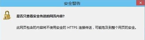 是否只查看安全传送的网页内容