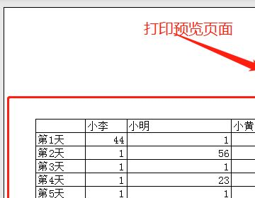 打印预览功能