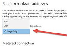 Win10使用随机无线网卡MAC地址的方法